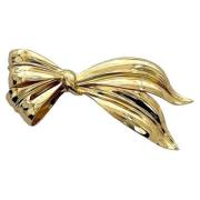 Pre-owned Metal brooches Dior Vintage , Yellow , Dames