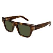 Klassieke Zwarte Leren Schoudertas Saint Laurent , Brown , Unisex