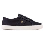 Blauwe Court Style Sneakers Ralph Lauren , Blue , Heren