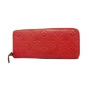 Pre-owned Fabric wallets Louis Vuitton Vintage , Red , Dames