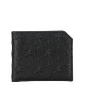 Pre-owned Leather wallets Jimmy Choo Pre-owned , Black , Dames