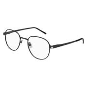 Klassieke Zwarte Leren Schoudertas Saint Laurent , Black , Unisex