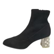 Pre-owned Suede boots Sophia Webster Pre-owned , Black , Dames