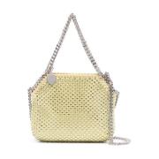 Mini Falabella Mesh Detail Tas Stella McCartney , Yellow , Dames