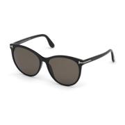 Stijlvolle zonnebril voor mode-liefhebbers Tom Ford , Black , Unisex