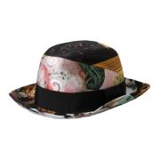 Multicolor Patchwork Fedora Brede Rand Hoed Dolce & Gabbana , Multicol...