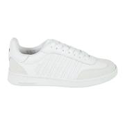 Witte Leren Sneakers Dsquared2 , White , Dames