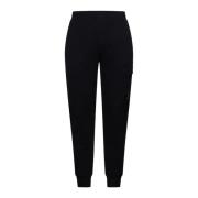 Zwarte Stijlvolle Broek C.p. Company , Black , Heren