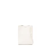 Witte Crossbody Tas met Gevlochten Band Jil Sander , White , Dames