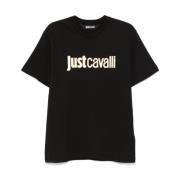 Zwarte T-shirts en Polos ***cv Just Cavalli , Black , Heren