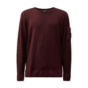 Bordeaux Merino Wol Trui C.p. Company , Purple , Heren