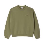 Badge Sweatshirt Loose Fit (Groen Khaki) Lacoste , Green , Heren