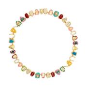 Multicolor Emaille Ketting Medea , Multicolor , Dames