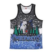 NBA Jumbotron Sublimated Basketbal Tanktop Mitchell & Ness , Multicolo...