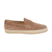 Rafia TV Platte Mocassins Tod's , Brown , Heren