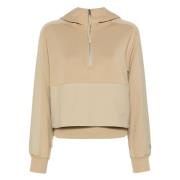 Gemengde media hoodie Moose Knuckles , Beige , Dames