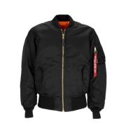 Omkeerbare Zwarte Bomberjack met Ritszakken Alpha Industries , Black ,...