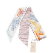 Pre-owned Silk scarves Hermès Vintage , Multicolor , Dames