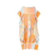 Pre-owned Cotton dresses Hermès Vintage , Multicolor , Dames