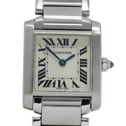 Pre-owned Stainless Steel watches Cartier Vintage , Gray , Dames