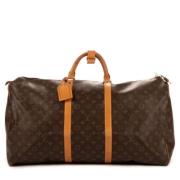 Pre-owned Canvas travel-bags Louis Vuitton Vintage , Brown , Dames