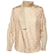 Pre-owned Silk tops Fendi Vintage , Beige , Dames