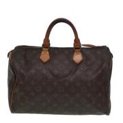 Pre-owned Canvas louis-vuitton-bags Louis Vuitton Vintage , Brown , Da...