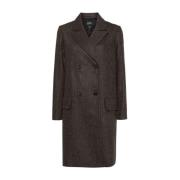 Chique Double-Breasted Marron Jas A.p.c. , Brown , Dames