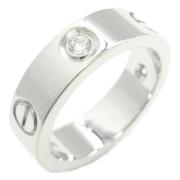 Pre-owned White Gold rings Cartier Vintage , Gray , Unisex