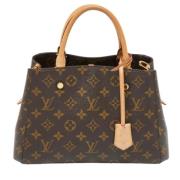 Pre-owned Canvas louis-vuitton-bags Louis Vuitton Vintage , Brown , Da...