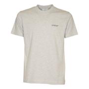 Pijl Slim Tee Licht Grijs Off White , Gray , Heren