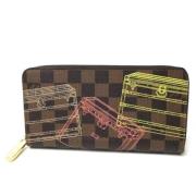 Pre-owned Fabric wallets Louis Vuitton Vintage , Brown , Dames