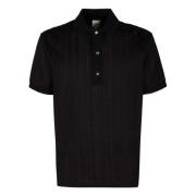 Katoenen poloshirt met geribbelde details PS By Paul Smith , Black , H...