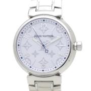 Pre-owned Stainless Steel watches Louis Vuitton Vintage , White , Here...