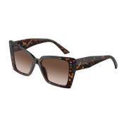 Cat-eye zonnebril met havana montuur Jimmy Choo , Multicolor , Dames