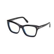 Stijlvolle Zwarte Zonnebril Tom Ford , Black , Unisex