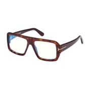 Stijlvolle Zwarte Zonnebril Tom Ford , Brown , Unisex