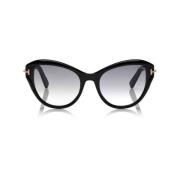 Stijlvolle zonnebril Tom Ford , Black , Dames