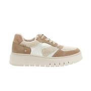 Beige Damesschoenen Stijlvol Model Tamaris , Beige , Dames