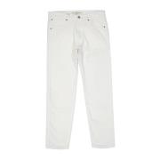 Witte Katoenen Denim Jeans Ss22 Golden Goose , White , Heren