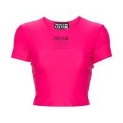 Fuchsia T-shirts en Polos Versace Jeans Couture , Pink , Dames