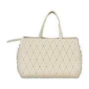 Witte leren handtas met kettingriem Valentino by Mario Valentino , Whi...