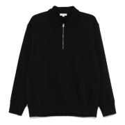 Ketel Half Zip Polo Shirt Norse Projects , Black , Heren