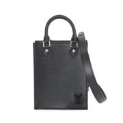 Pre-owned Leather louis-vuitton-bags Louis Vuitton Vintage , Black , D...