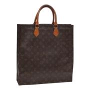 Pre-owned Canvas handbags Louis Vuitton Vintage , Brown , Dames