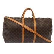 Pre-owned Canvas handbags Louis Vuitton Vintage , Brown , Dames