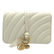 Pre-owned Leather wallets Chloé Pre-owned , Beige , Dames