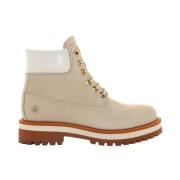 Dames Enkellaarsjes Kristy Stijl Lumberjack , White , Dames