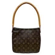 Pre-owned Canvas louis-vuitton-bags Louis Vuitton Vintage , Brown , Da...