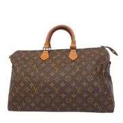 Pre-owned Fabric louis-vuitton-bags Louis Vuitton Vintage , Brown , Da...